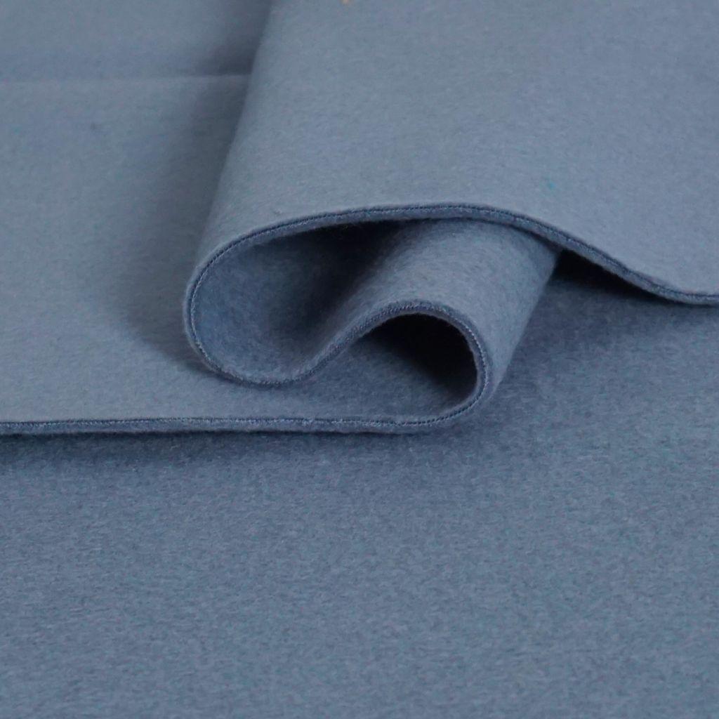 Baumwollfleece graublau – Bio